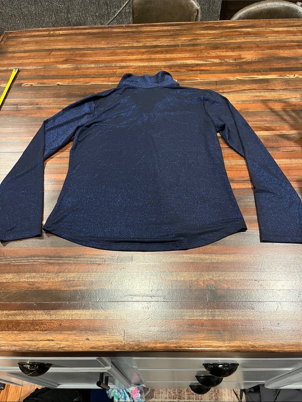 Greg Norman shimmer Long-Sleeve Golf Quarter-Zip Top with pebble beach logo - Picture 4 of 4